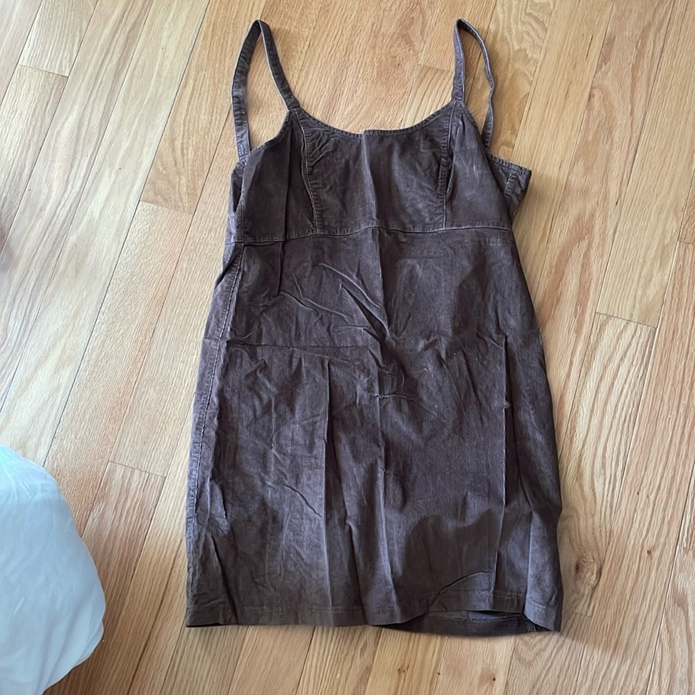 Hollister brown corduroy dress, size large